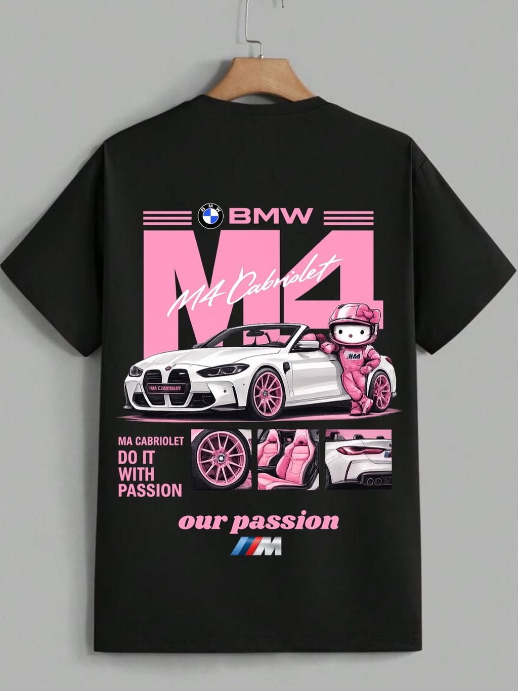 T-SHIRT OVERSIZE BMW M4 cs (G82) for girls 🩷