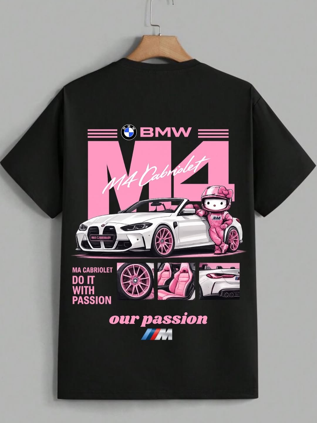 T-SHIRT OVERSIZE BMW M4 cs (G82) for girls 🩷