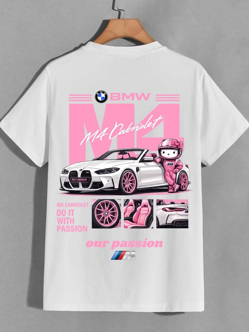 T-SHIRT OVERSIZE BMW M4 cs (G82) for girls 🩷