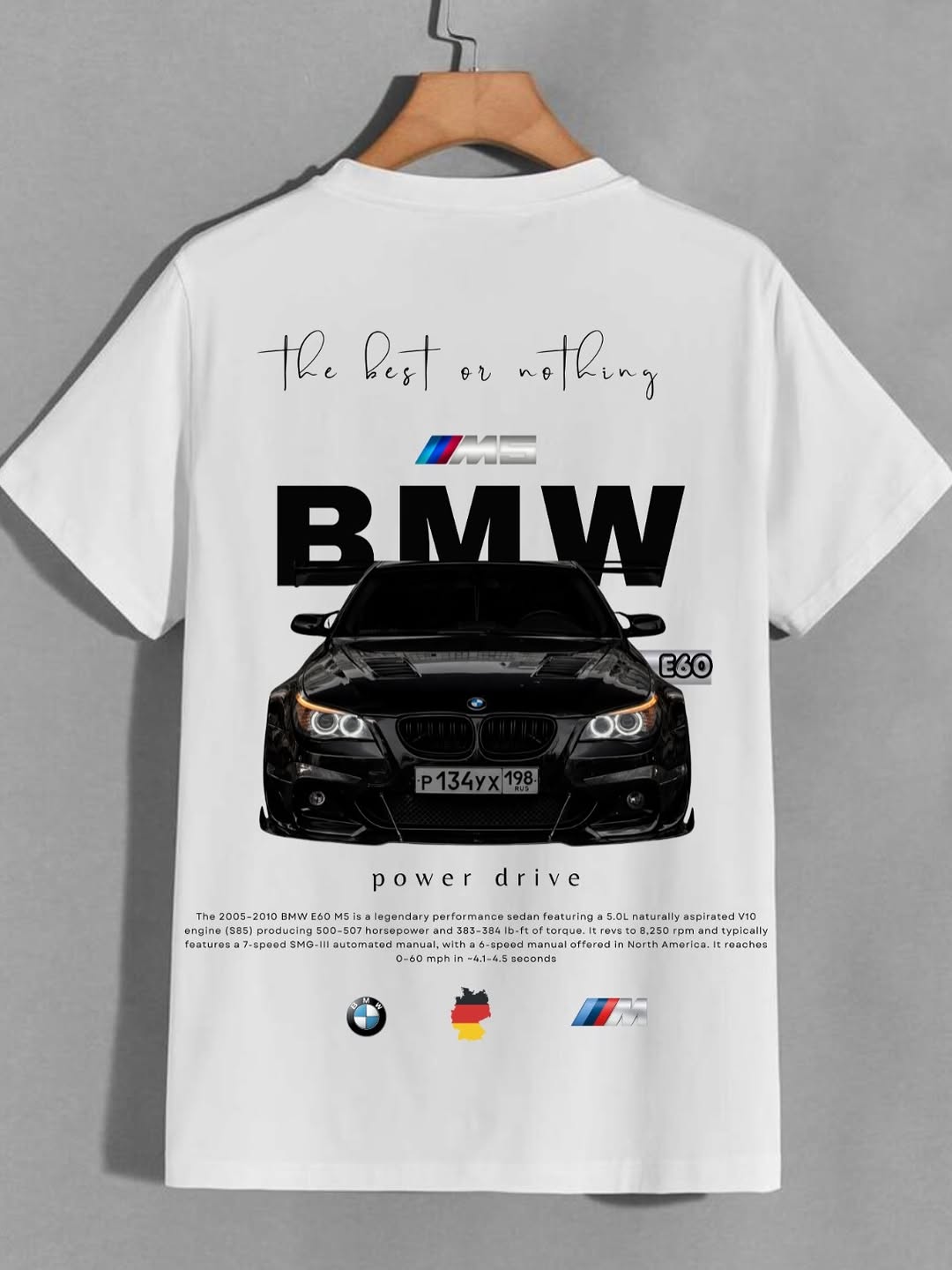 T-SHIRT NORMAL Bmw m5 e60
