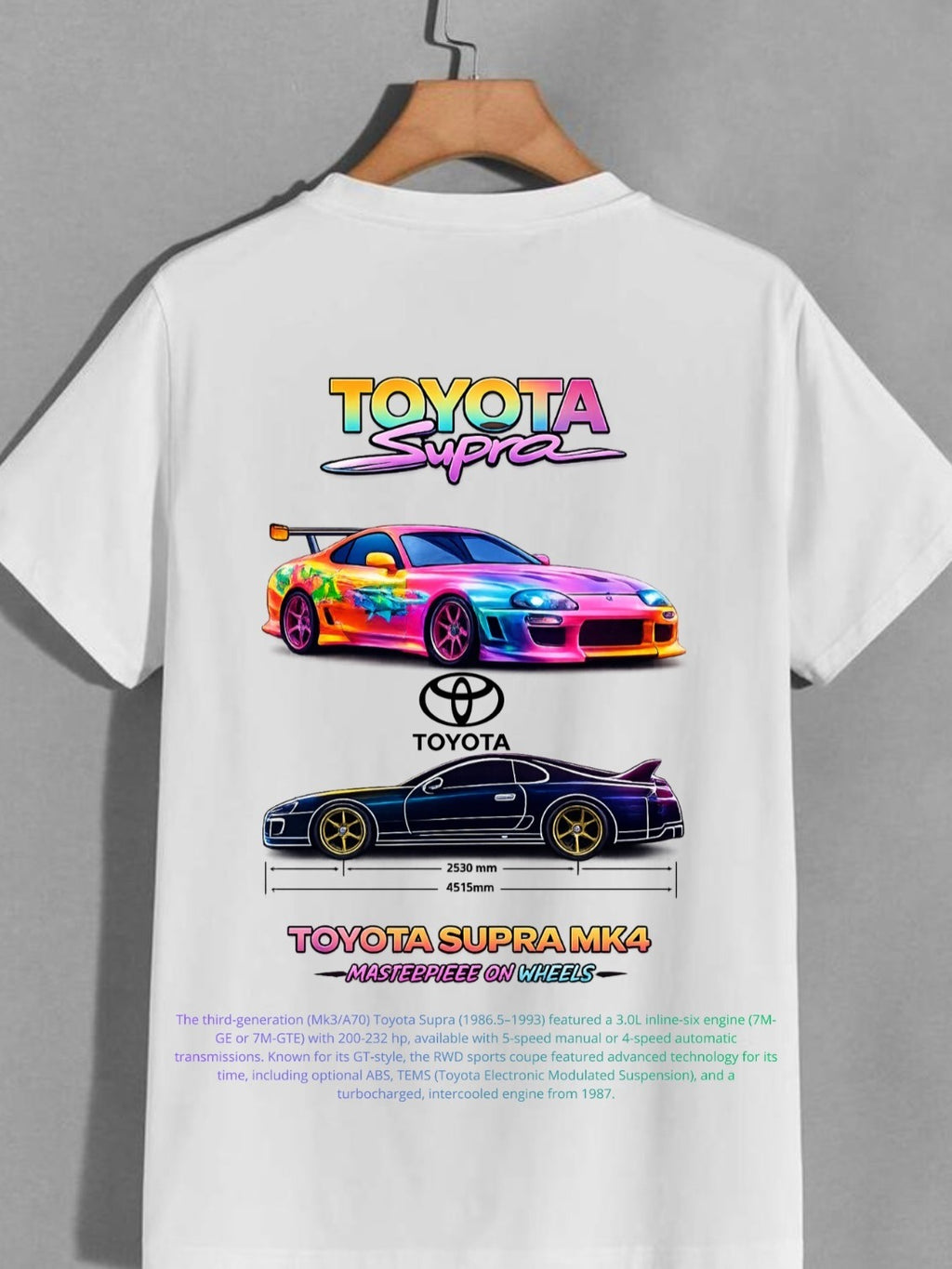 T-SHIRT OVERSIZE Toyota supra mk4