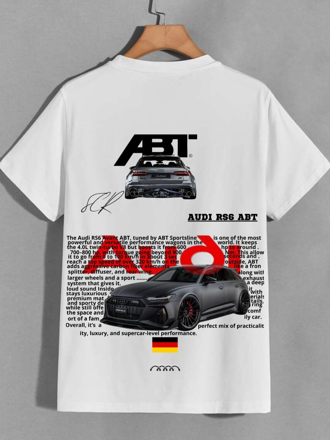 T-SHIRT OVERSIZE Audi RS6 ABT
