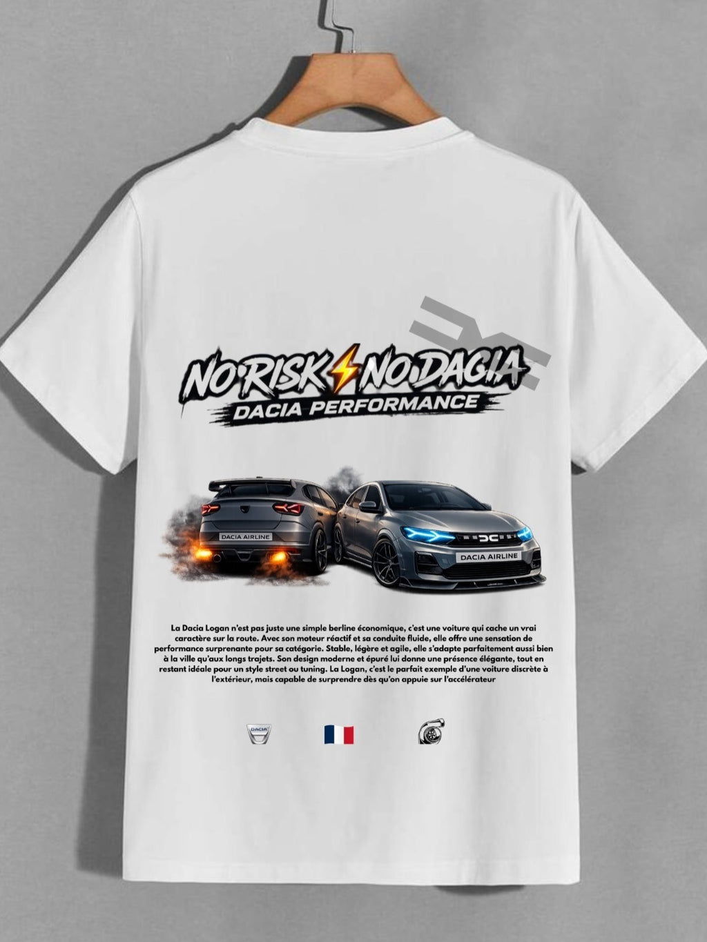 T-SHIRT OVERSIZE Dacia Logan
