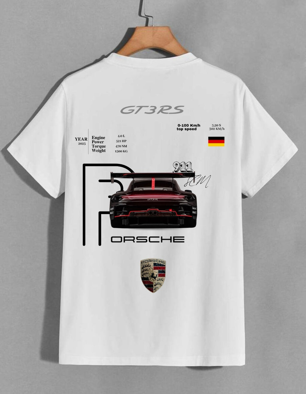 T-SHIRT OVERSIZE Porsche GT3 RS